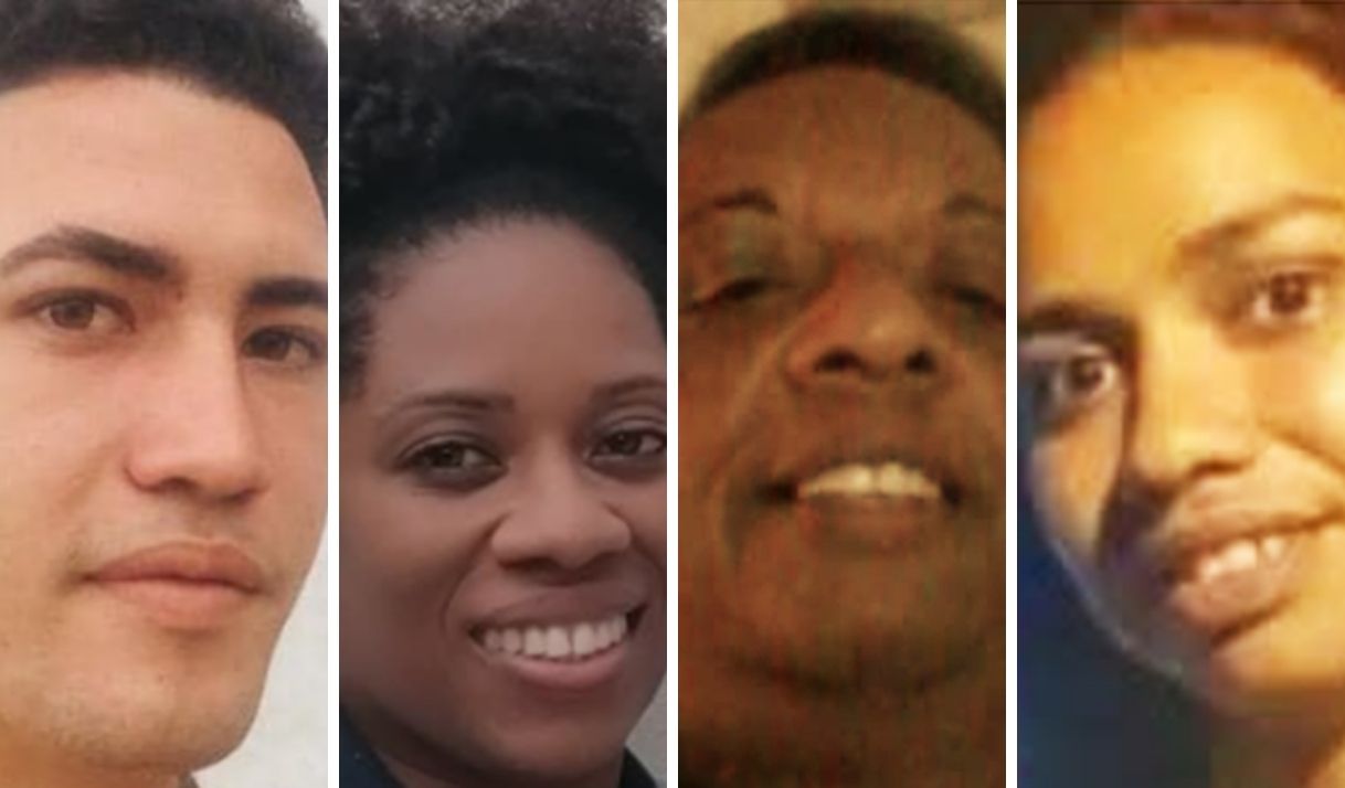 A lista de represores personas que participaron en actos de repudio contra Hammer