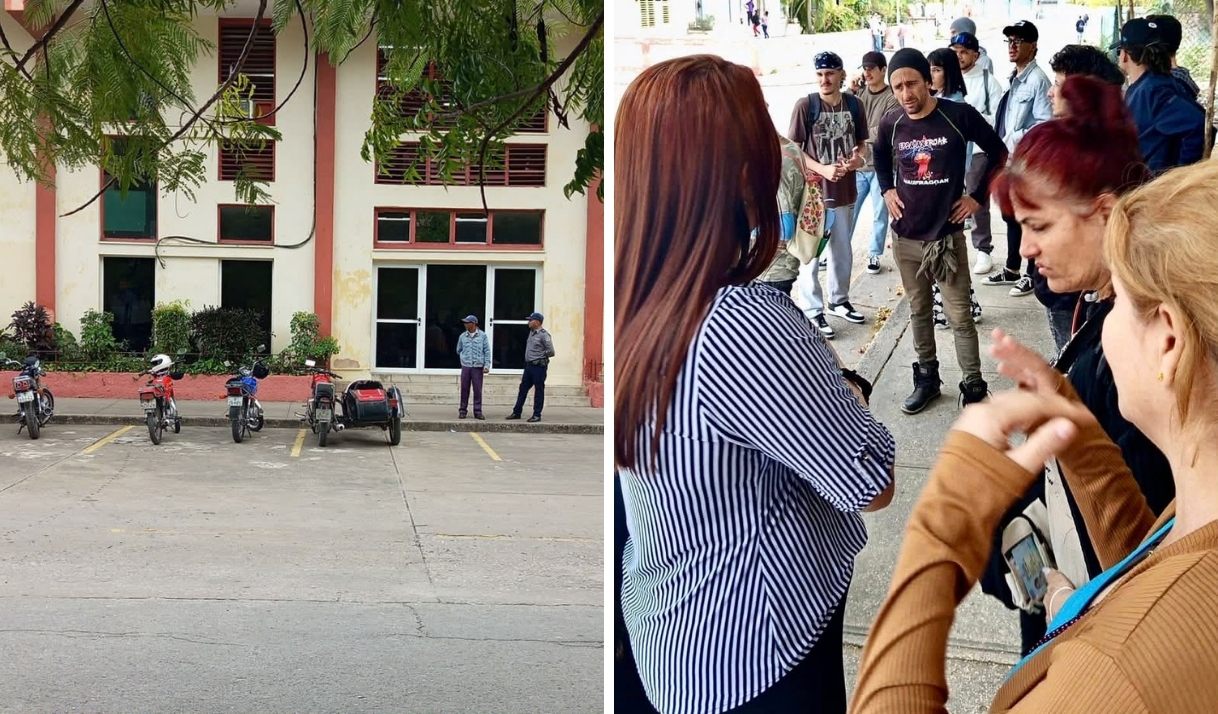 Militarizado Tribunal de Holguín el día de la audiencia de jóvenes de 'el4tico'