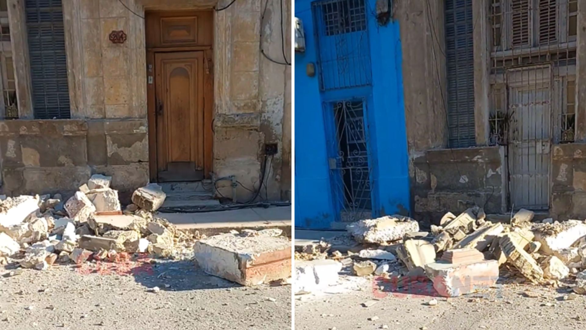 Reportan otro derrumbe en Centro Habana tras días de lluvia