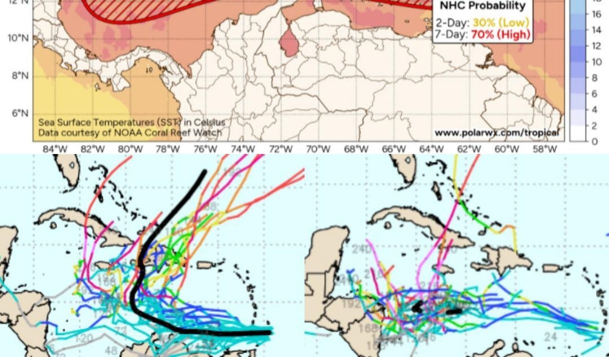Se forma onda tropical en el Caribe que podría afectar a Cuba